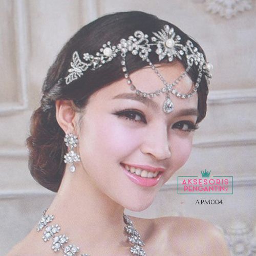 [READY STOCK] HEADPIECE TIARA PENGANTIN AKSESORIS WEDDING HIASAN RAMBUT APM004