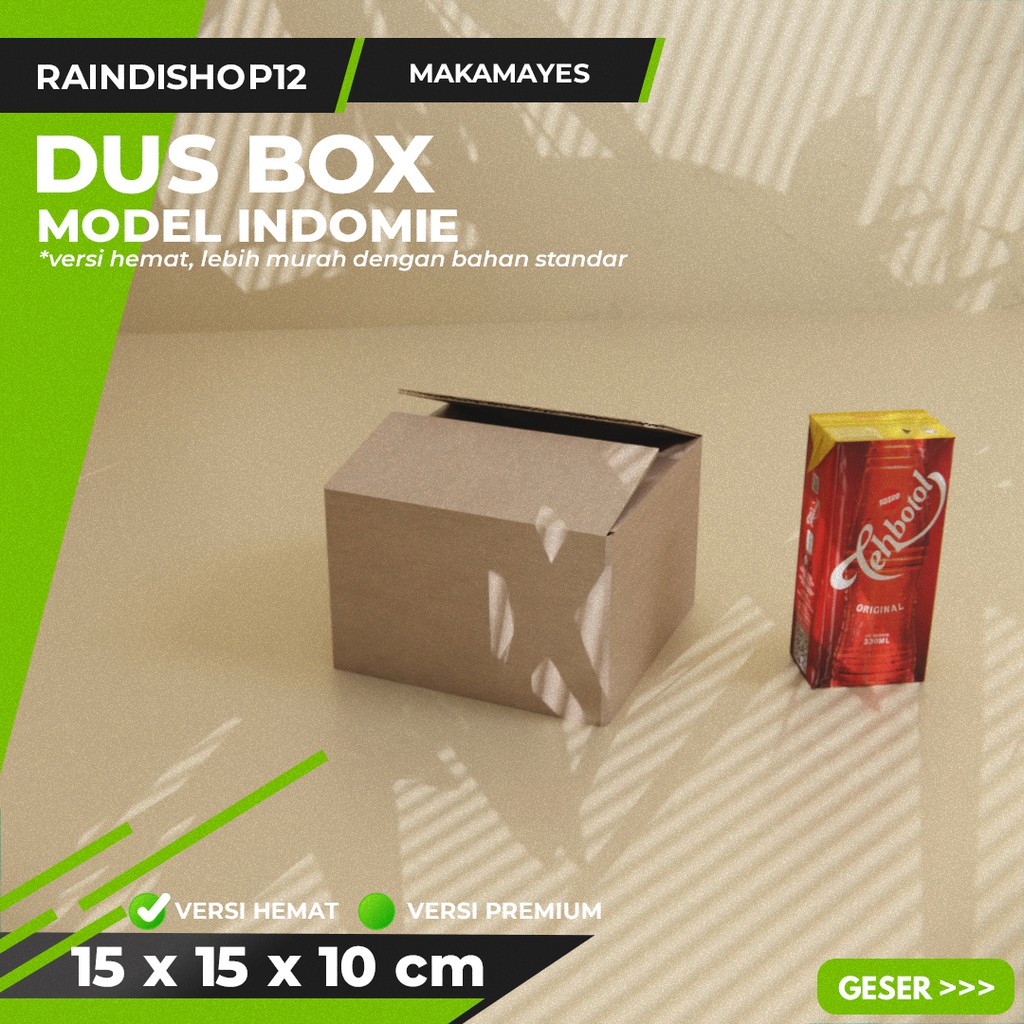

BOX 15 X 15 X 10 CM KARDUS KOTAK KEMASAN PACKAGING KADO POLOS