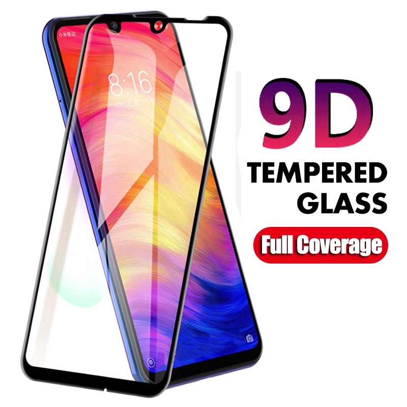 Film Pelindung Layar Tempered Glass 9H Full Cover 9H untuk Xiaomi Redmi Note 8 Pro Redmi Note 7