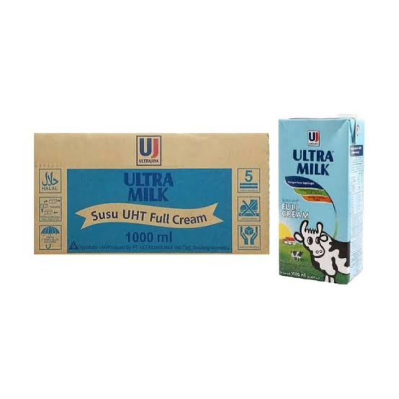 

ULTRA MILK UHT 1000ML COKLAT DAN FULLCREAM