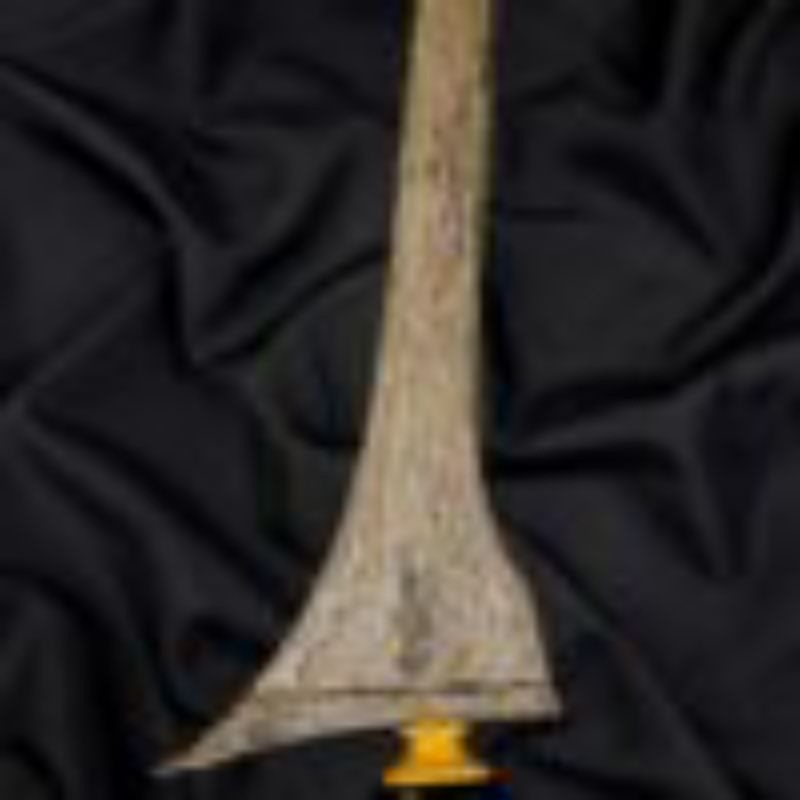 Keris Brojol Pamor Wengkon Isen Tangguh Tuban Pajajaran Sepuh Kuno