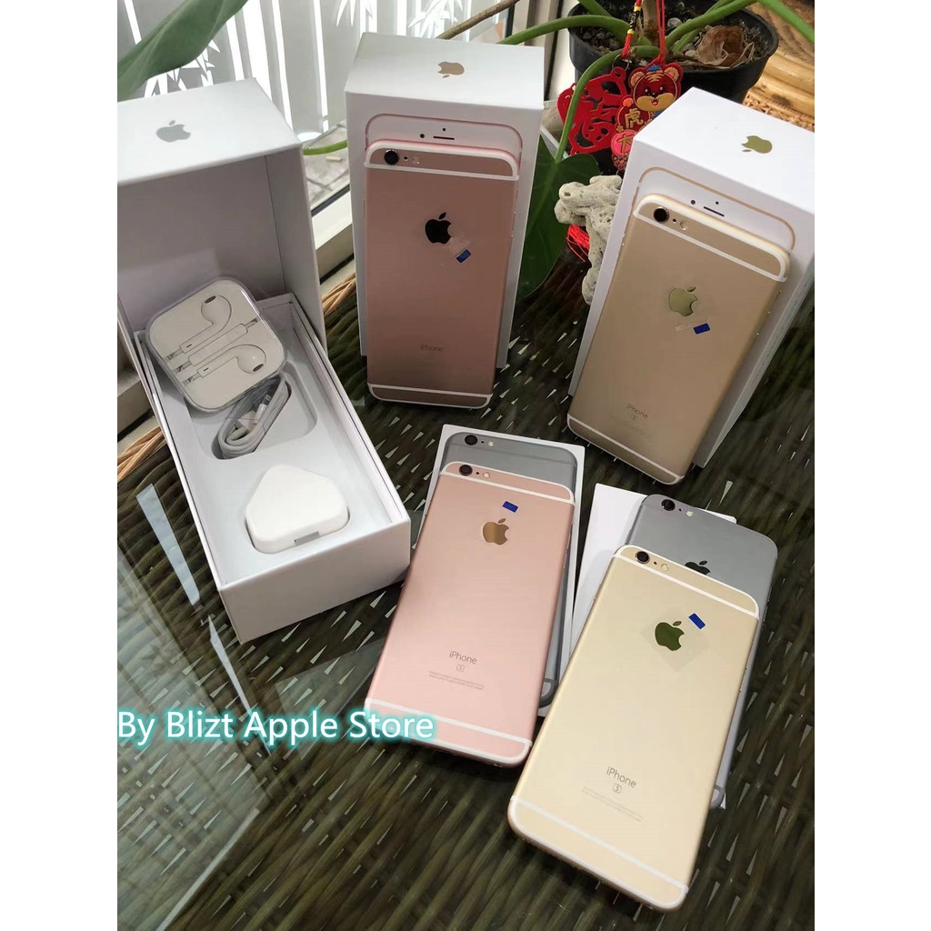 iPhone 6S Plus 64GB Fullset  All Sim Silent Original Second Mulus100% Like New 3utools All Green (Garansi 1 Bulan)