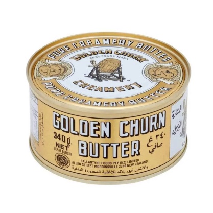 

BUTTER / GOLDEN CHURN BUTTER 340 GR / MENTEGA GOLDEN CHURN 340 GR