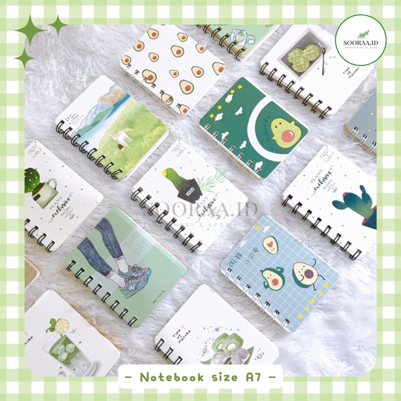 ✨ Notebook Mini Aesthetic Korea - Notebook Mini Cute Korea ✨