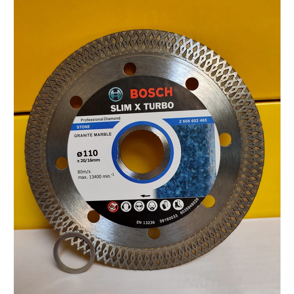 Diamond Wheel kering 4 In BOSCH Pisau Potong Keramik 4 Inci kering