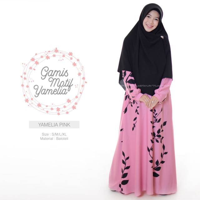 HAYURI Gamis Balotelli Motif Yamelia