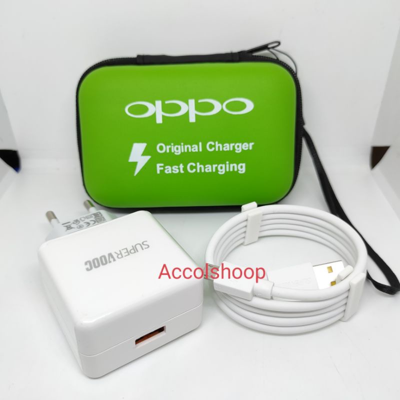 Charger Oppo / Original Charger Fast Charging 4A USB Tipe C - Type C Plus Dompet Charger