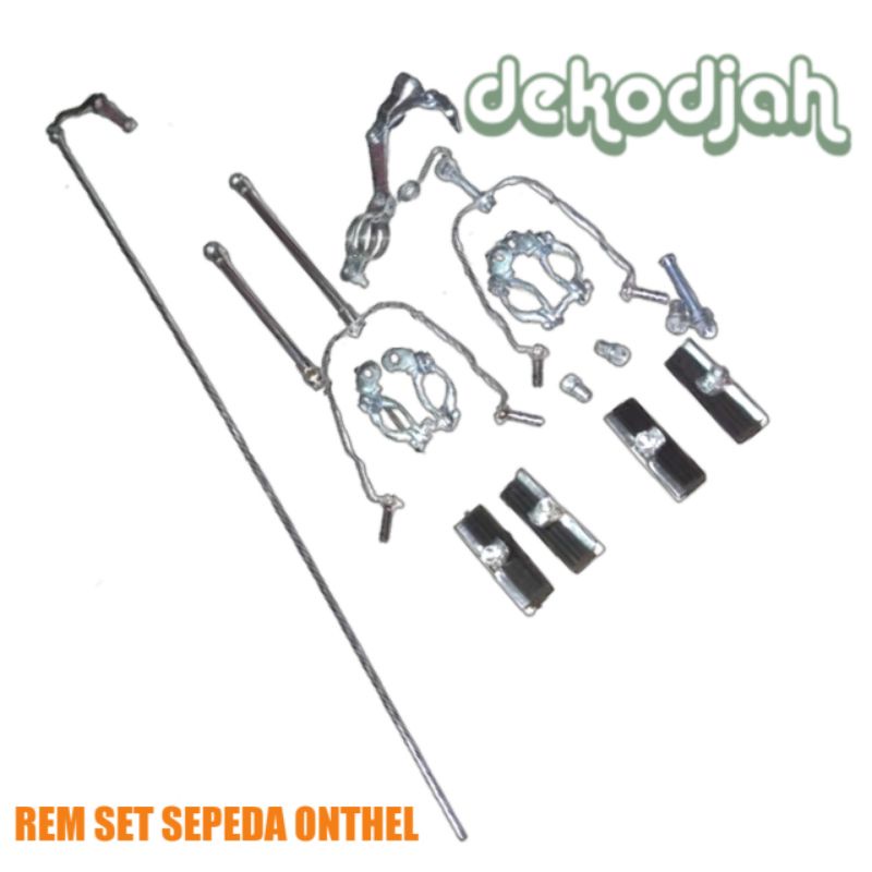 REM SEPEDA ONTEL/ UNTO/ KEBO KOMPLIT DEPAN BELAKANG