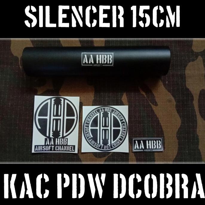 (:(:(:(] silencer / peredam / suppressor kac pdw dcobra / bison 15cm