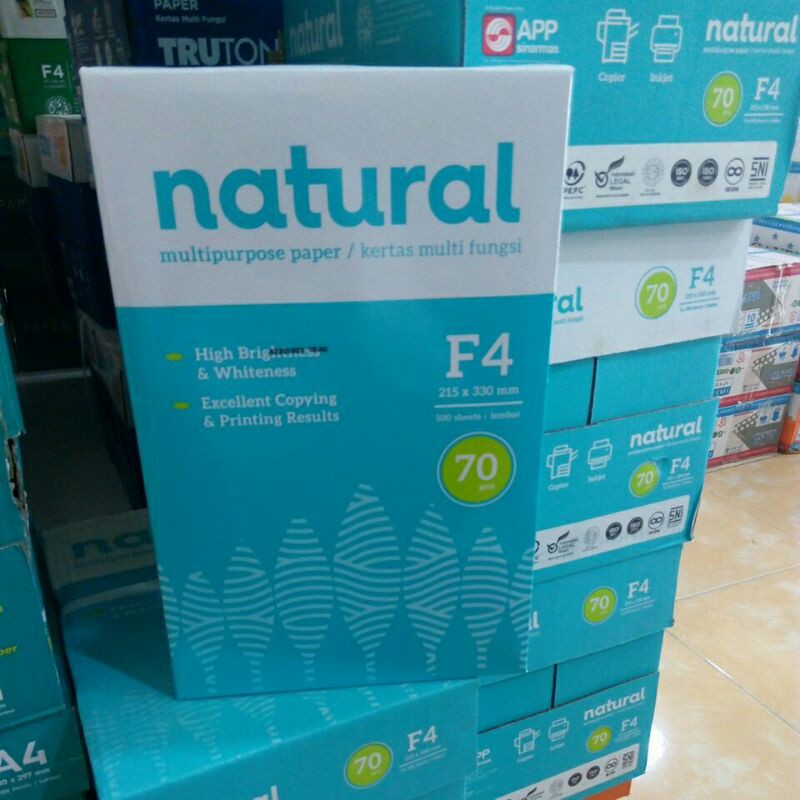 

kertas hvs natural F4-70 gsm