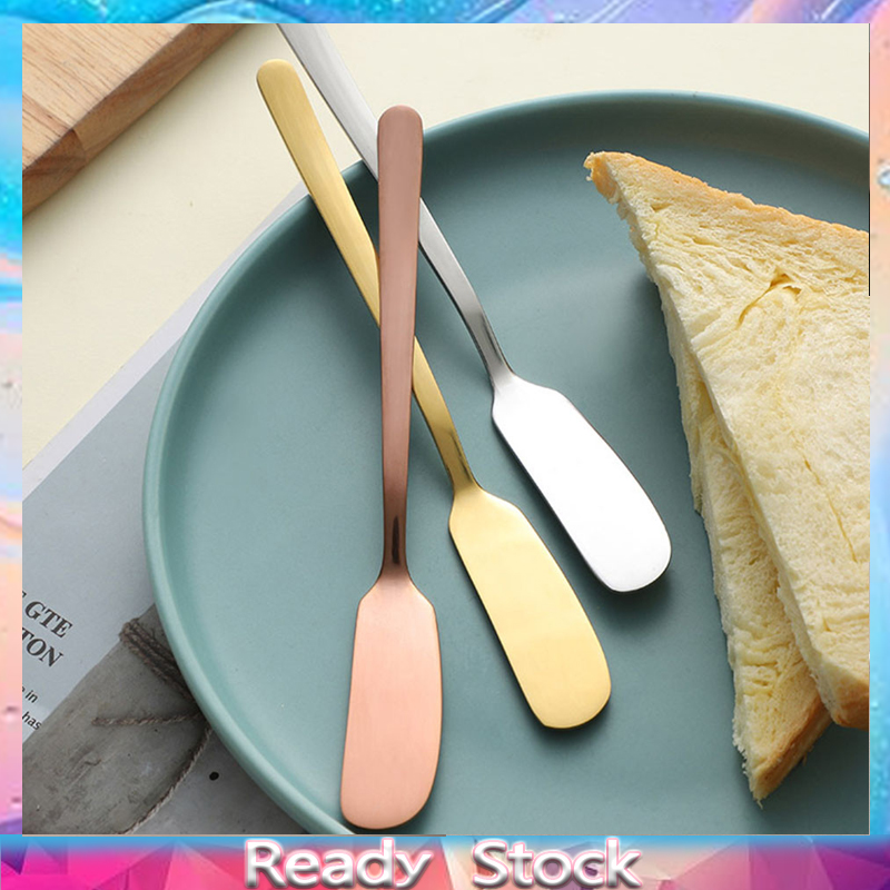 Pisau Spatula Mentega Selai Bahan Titanium 304 Stainless Steel Untuk Peralatan Makan