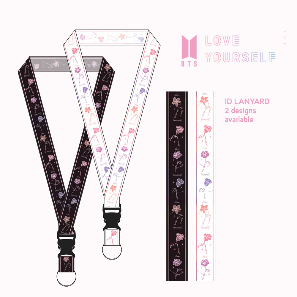 

BTS Love Yourself - Kpop Lanyard Name Tag Tali gantungan ID