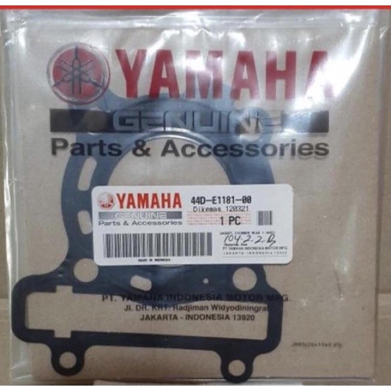 GASKET CYLINDER HEAD XEON KARBU ORI YAMAHA 44D E1181 00