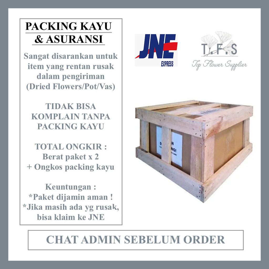 (1KG) PACKING KAYU JNE