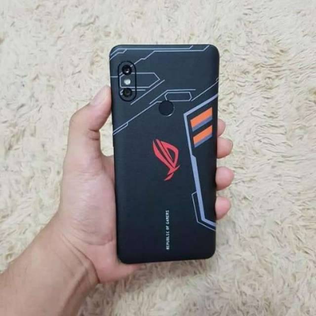 Garskin hp redmi note5 motif ROG - bisa custom