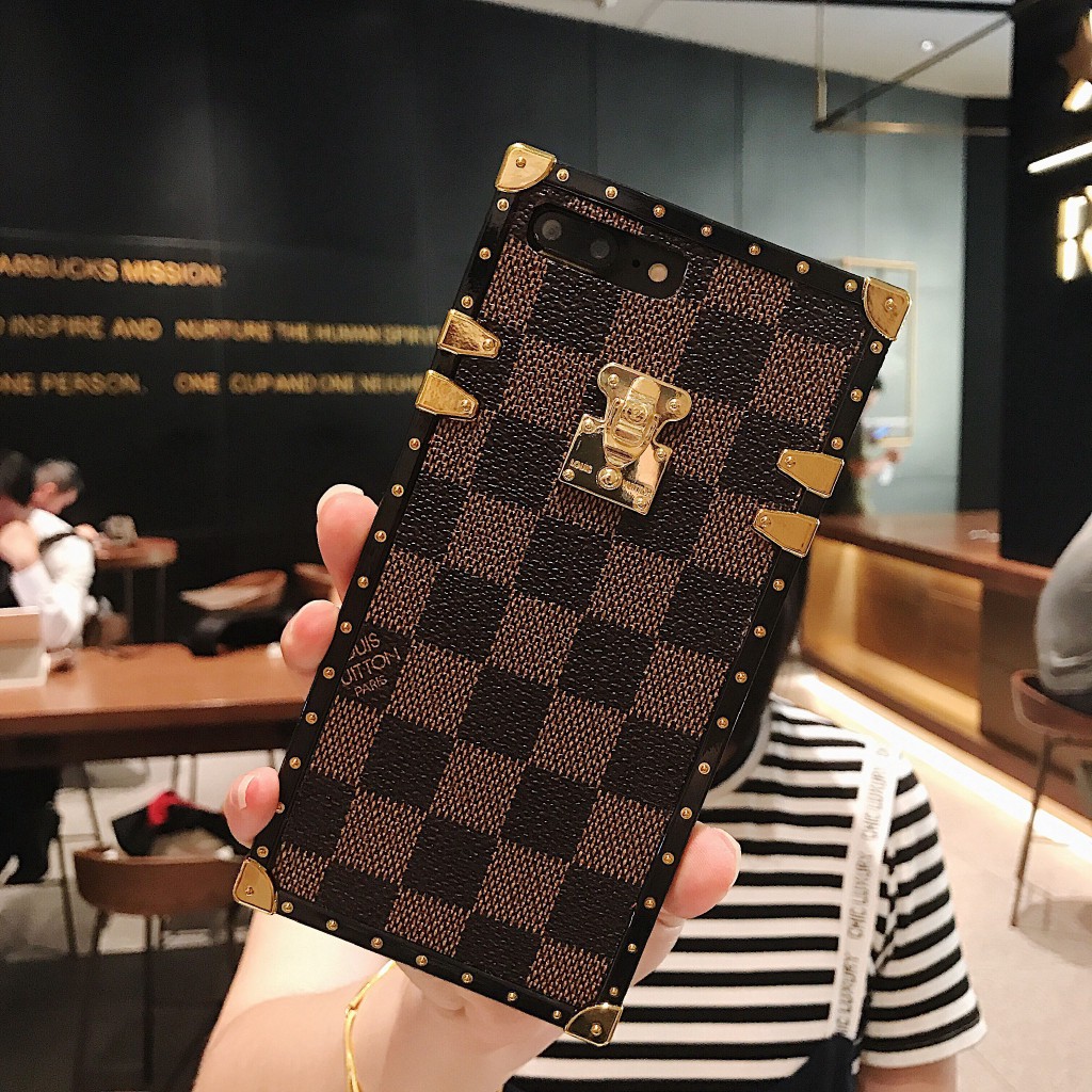 Soft BoX LV Glossy Mewah Case OPPO A3S/REALME C1/OPPO A5
