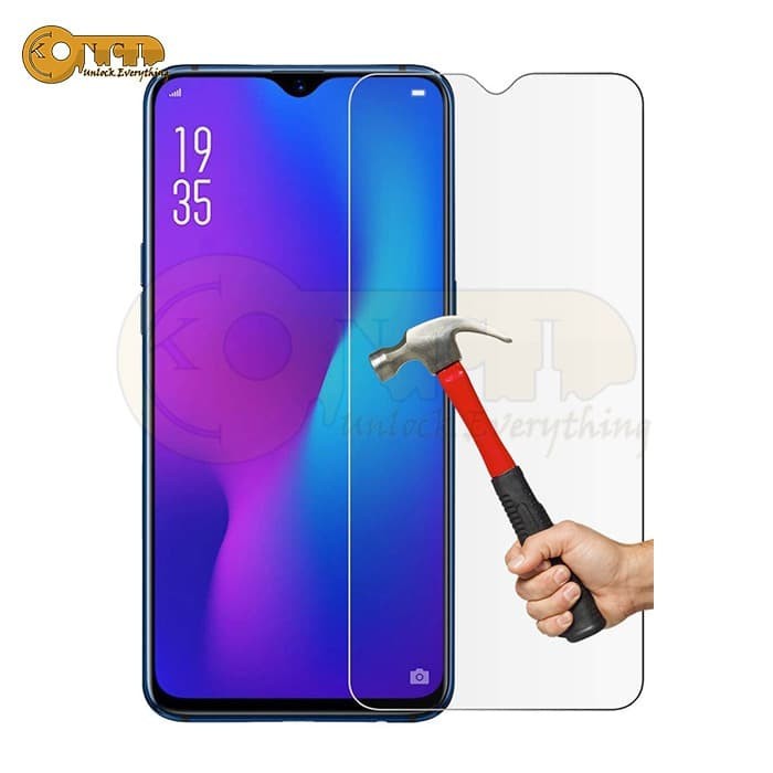 Tempered Glass Oppo A3s Screen Guard Antigores Kaca Bening