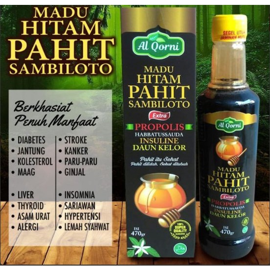 Madu Pahit Al-qorni/madu pahit plus sambiloto