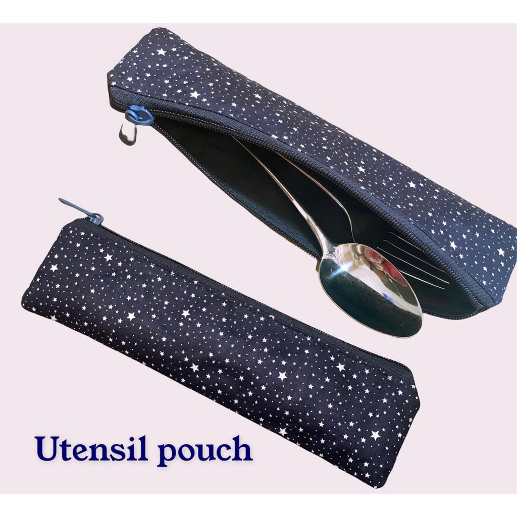 Fawn'G Handmade - Utensil Pouch Motif / Pouch Sendok / Pouch Sedotan Motif