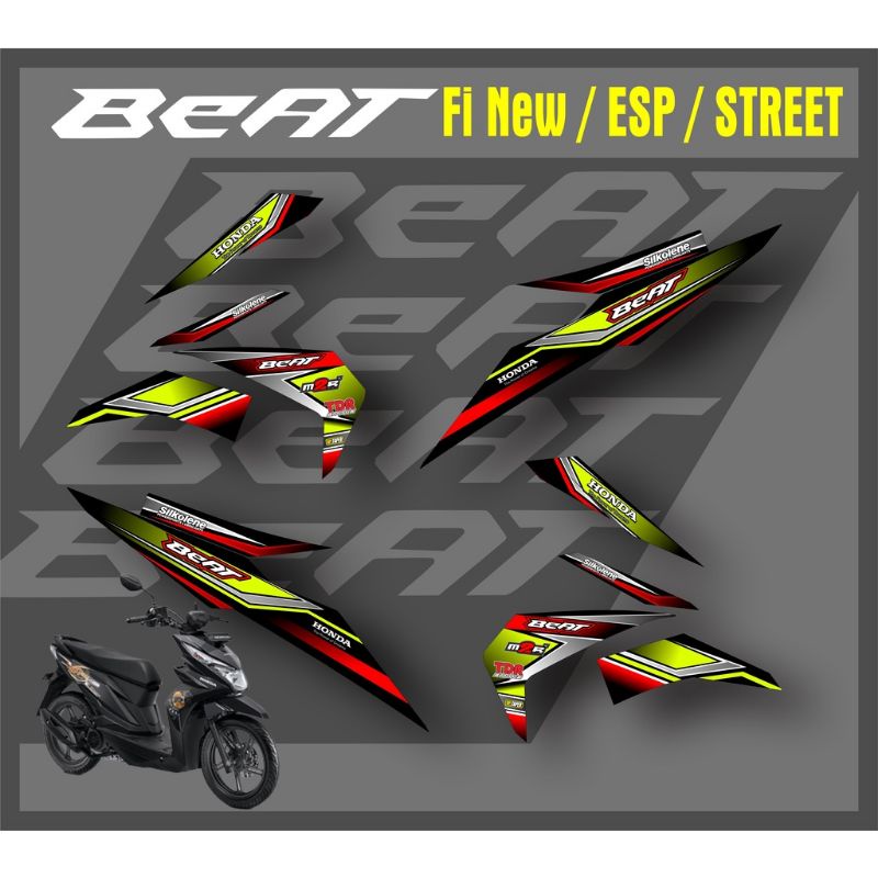 Striping Beat 2017-2019 / Stiker Beat Street / Striping Beat Variasi