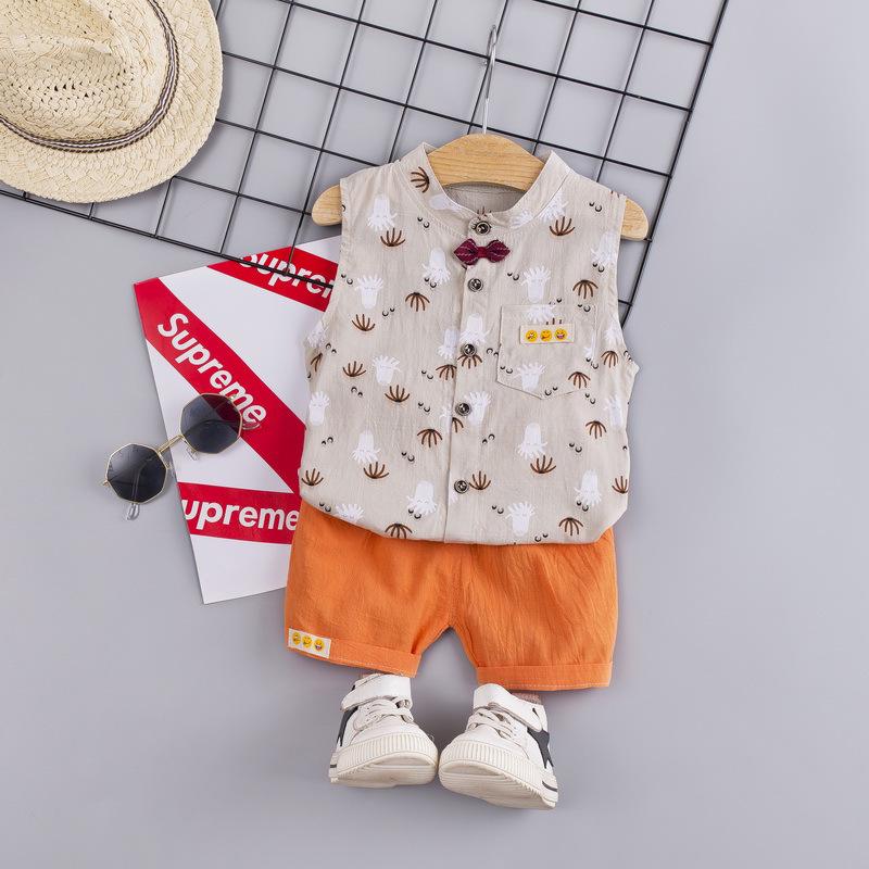 COCOBABY Setelan Anak  Pakaian Bayi  Laki laki  Imut Baju  