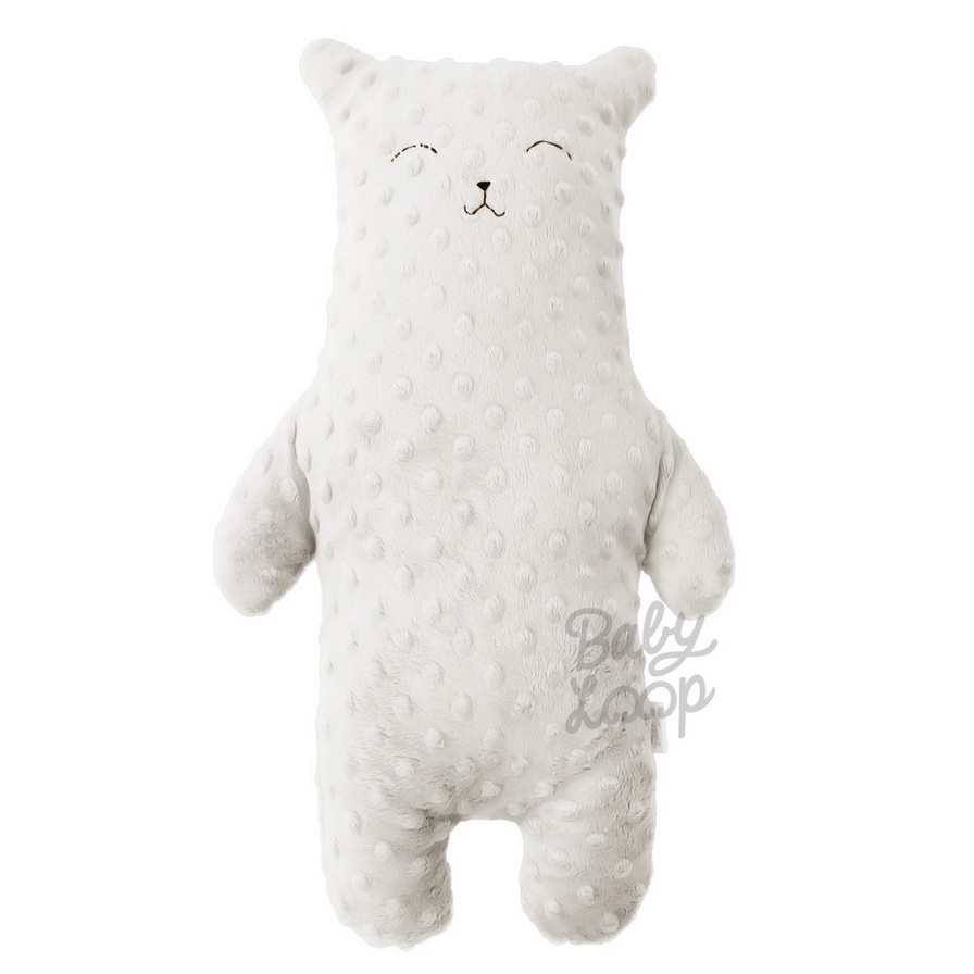 Baby Loop Bear Minky Doll - Boneka BabyLoop Anak Bayi Textured Mink Dotted Balita Aksesoris Cuddle Buddy