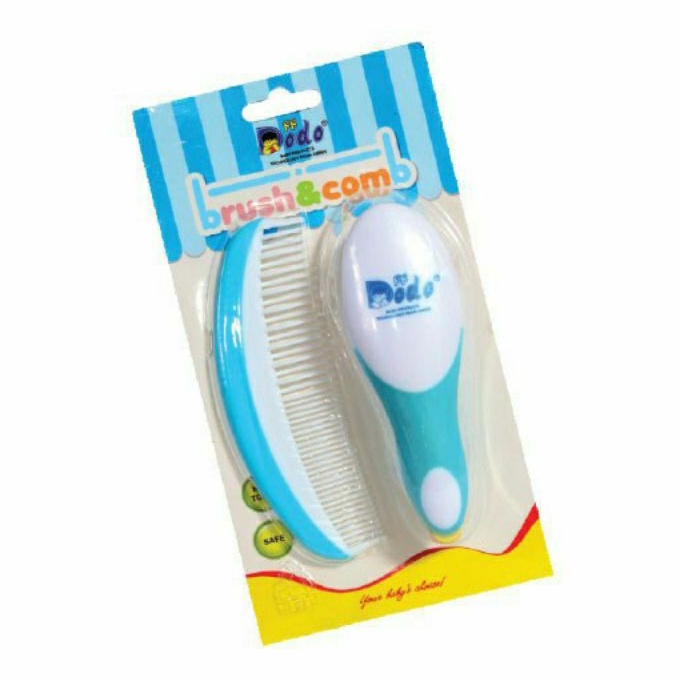 Sisir Bayi 2 in 1 Soft Dodo BPA FREE | Sisir Dan Sikat Lembut Baby Newborn Comb And Brush 0+m Dodo