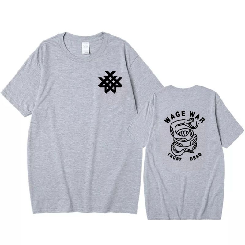 Kaos Band WAGE WAR Pria Wanita Custom Distro Polos