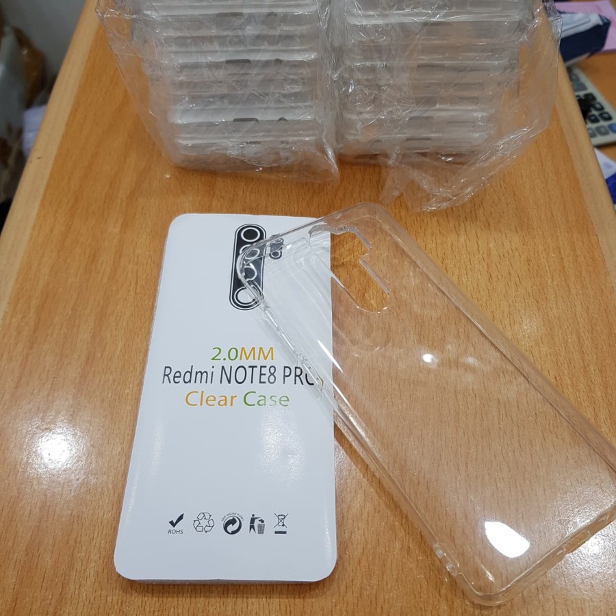 REDMI NOTE 7 NOTE 8 NOTE 8 PRO CASE HD BENING 2mm SILIKON SOFTCASE KARET CLEAR TRANSPARAN CASING COVER PELINDUNG BELAKANG