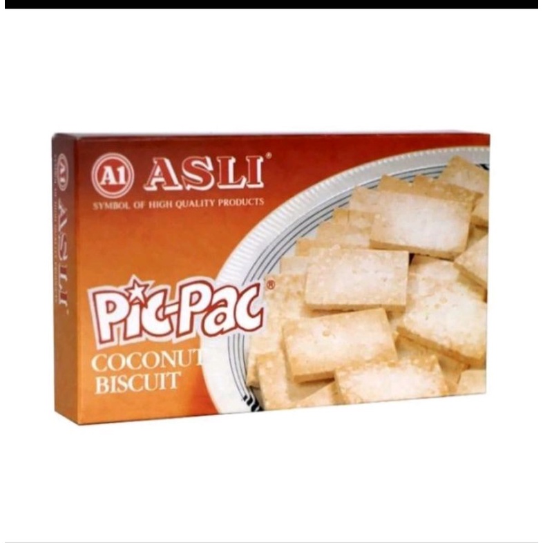 

A1 Asli Symbol of High Quality Products PIC PAC Coconut Biscuit