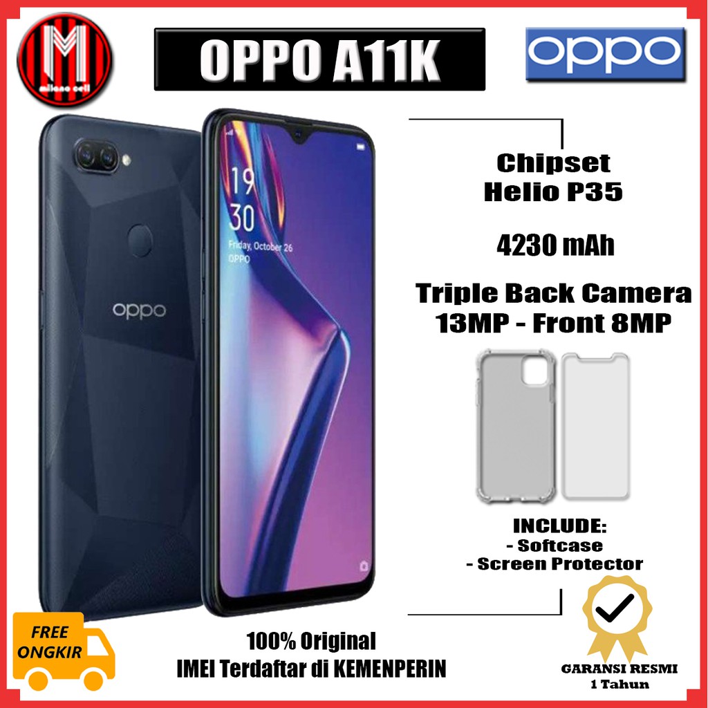 Oppo A16E Ram 2GB Internal 32GB- Garansi Resmi