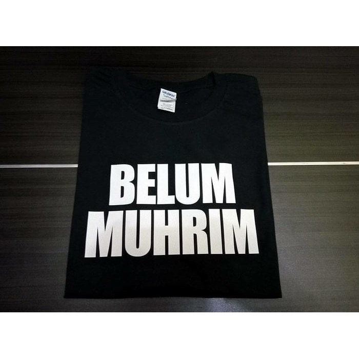 Kaos Tshirt Baju Combed 30S Distro Belum Muhrim