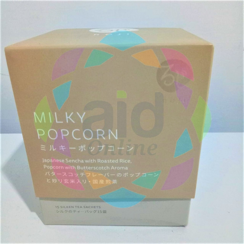 

Teh ROJI Milky Popcorn Green Tea With Roasted Rice 1 SACHETS