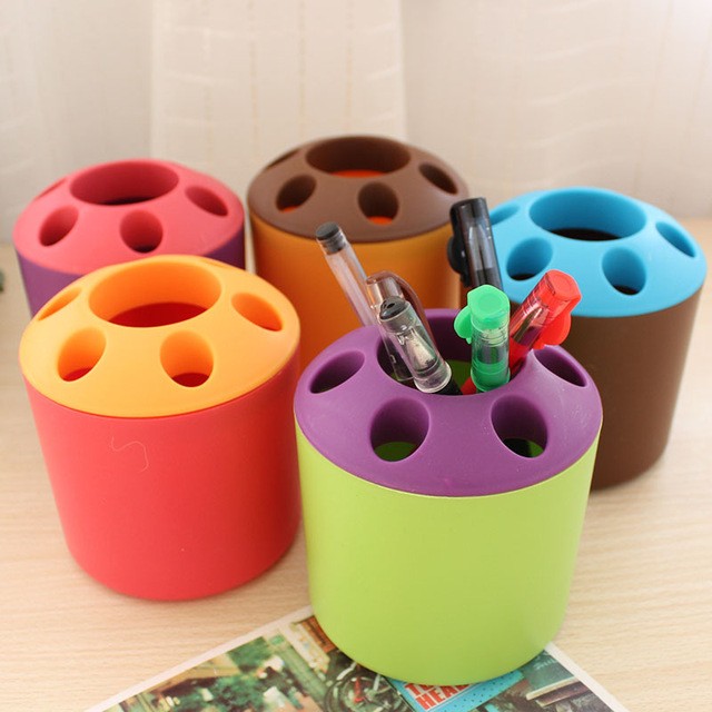 IKILOSHOP Tabung Sikat Gigi Toothbrush Holder Round dan tempat Alat tulis