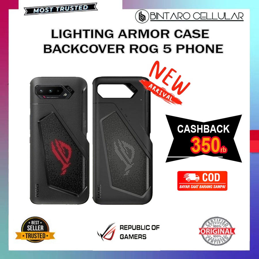 LIGHTING ARMOR CASE ASUS ROG PHONE 5 ORIGINAL ARMOR CASE ZS673KSCS