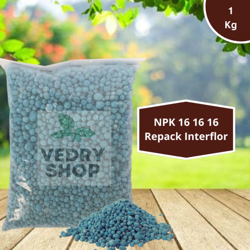 NPK 16 16 16 Repack 1Kg Interflor