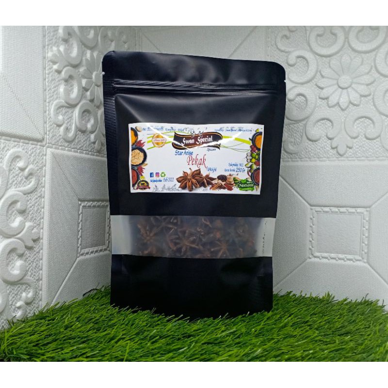 

PEKAK BIJI (Star Anise ) Swan Special Spices 250gr