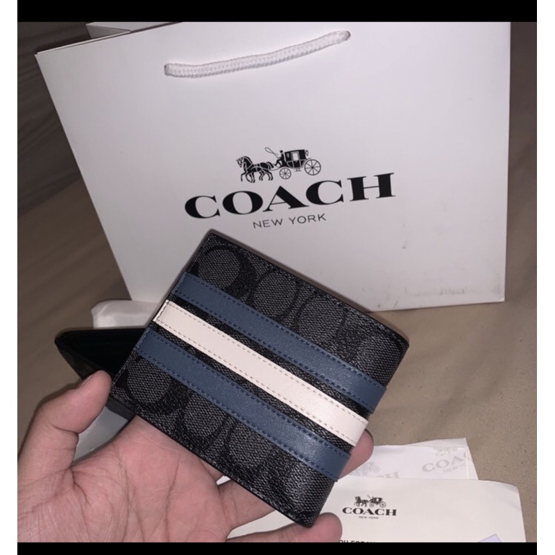 [SALE !!] Wallet Dompet Coach Pria/Laki laki Lengkap FULLSET