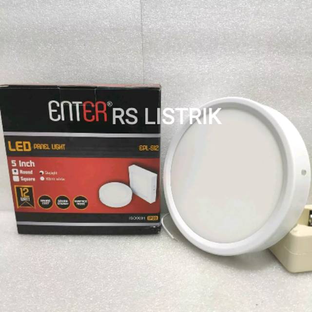 Lampu Downlight LED Panel OB Bulat 12W Outbow 12 W Round 12 Watt BERGARANSI