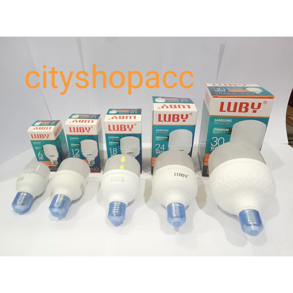 luby diamond 6W,12W, 18W lampu led capsule cahaya PUTIH samsung led