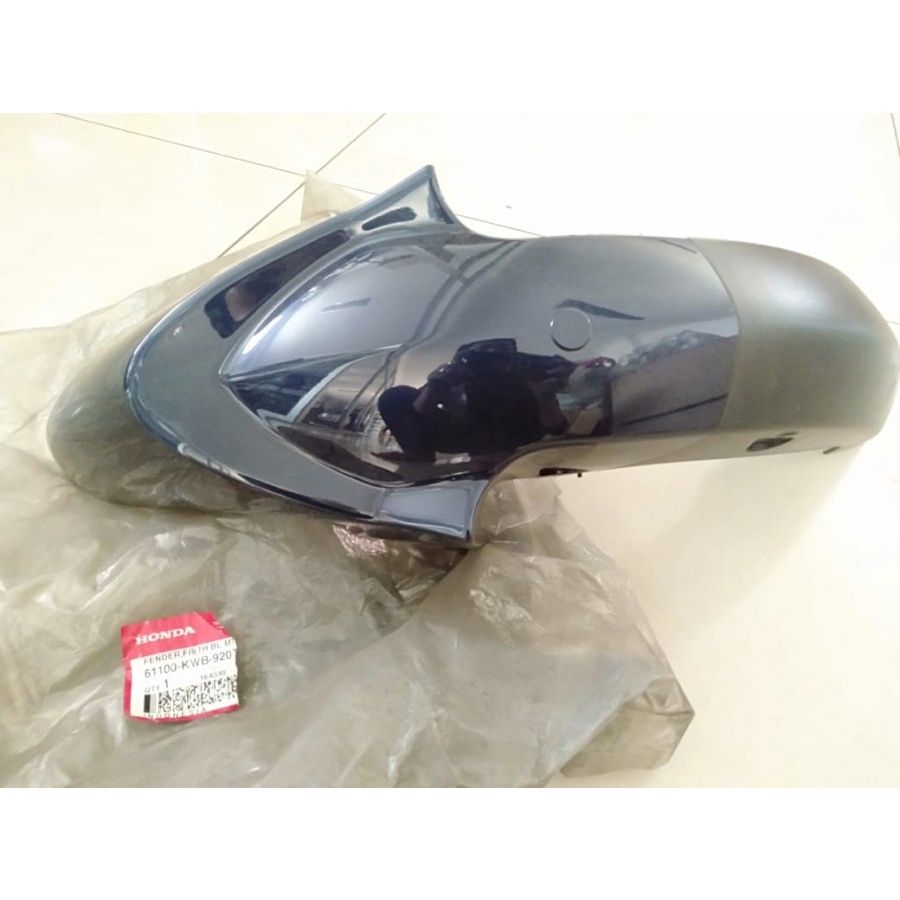 SPAKBOR SLEBOR DEPAN BLADE HITAM - 61100KWB920SBM - FENDER FRONT BLADE BLACK (SP BL MT)