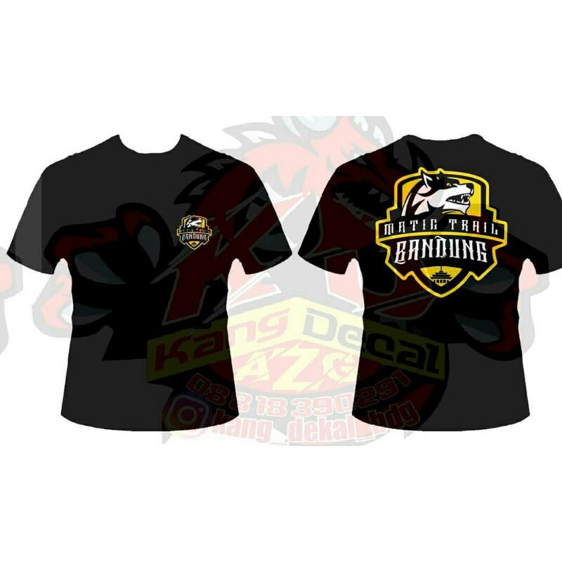 tshirt kaos MTB matic trail bandung
