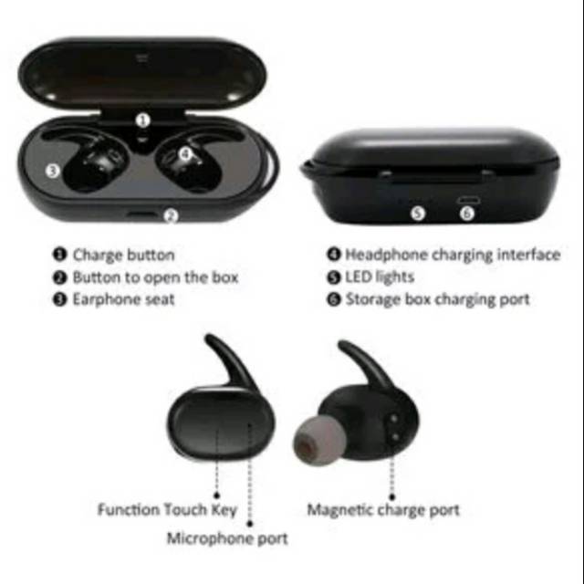 Headset HP wireless bluetooth tws 4