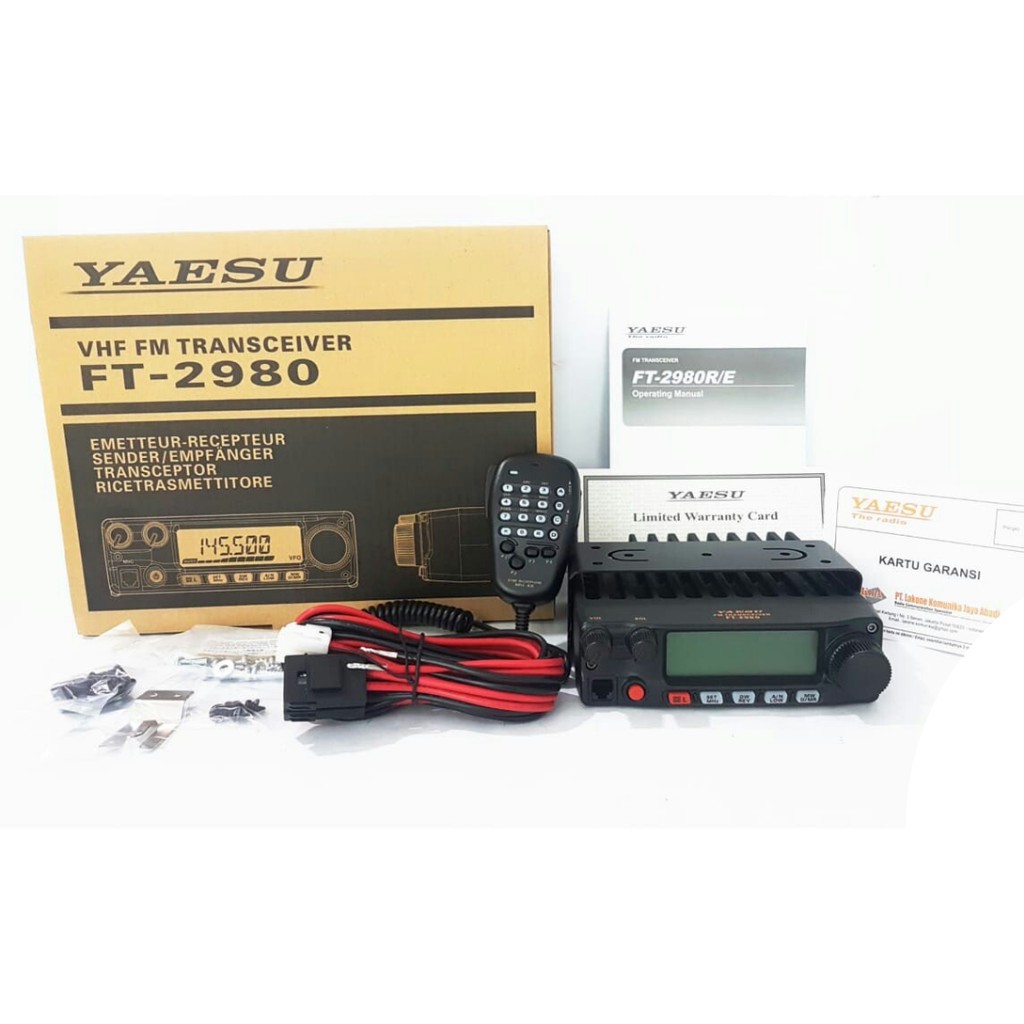 RADIO RIG YAESU FT-2980 2980 VHF SINGLEBAND NEW ORIGINAL GARANSI RESMI POSTEL