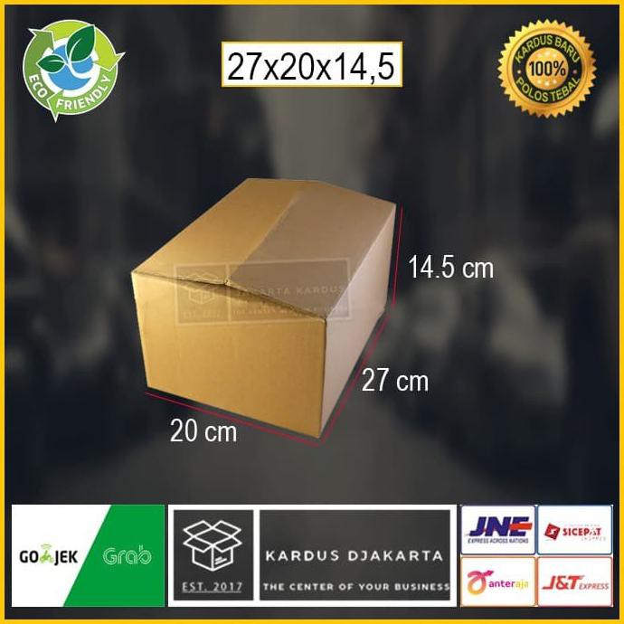 

Kardus|Kotak|Karton Box Polos 27X20X14.5 Murah