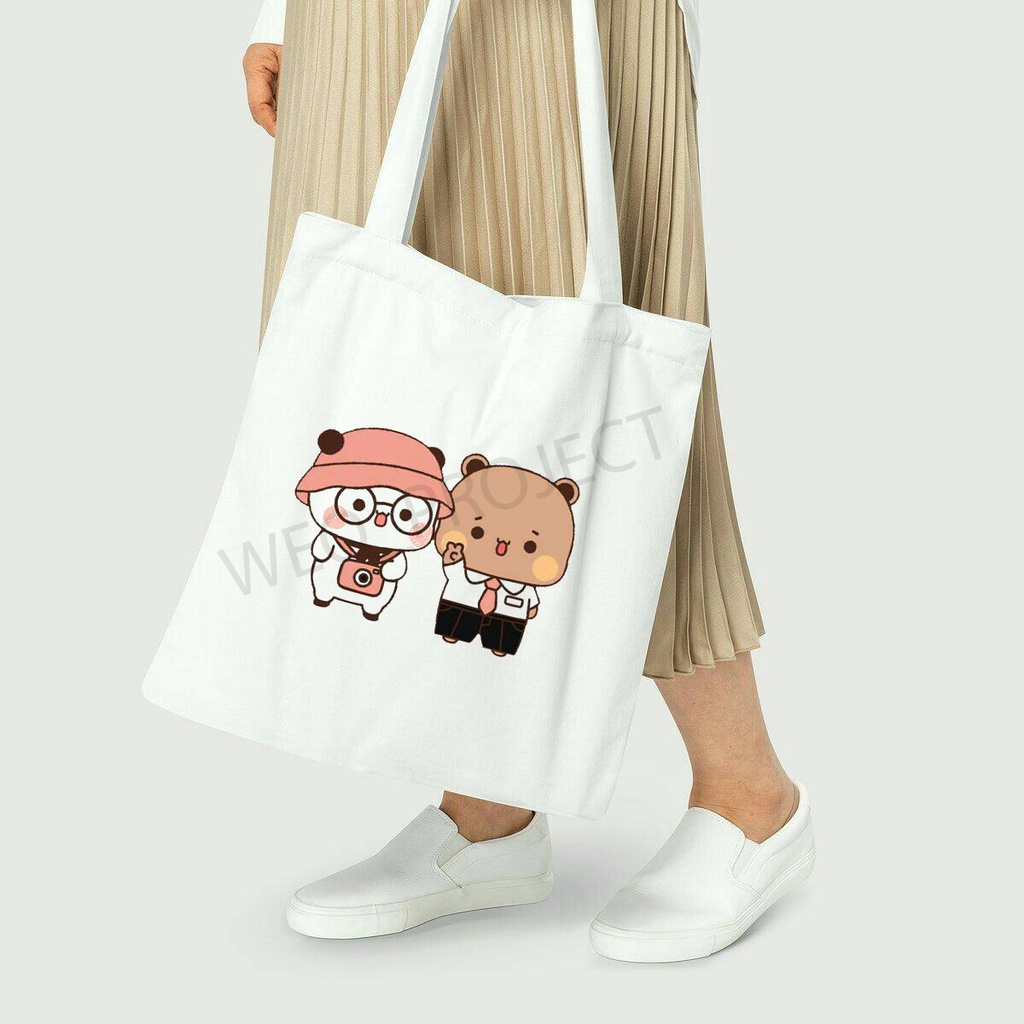 TOTE BAG KANVAS / TOTE BAG WANITA / TOTE BAG YUYURIN LUCU