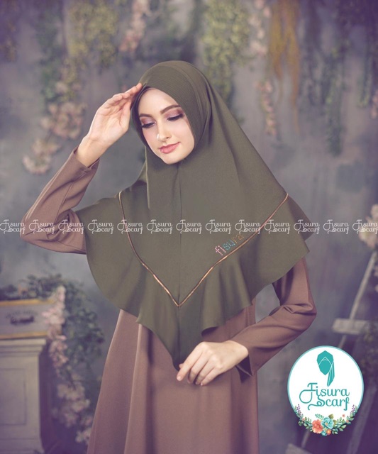 FISURA SCARF | Khimar HILYA Zipper New