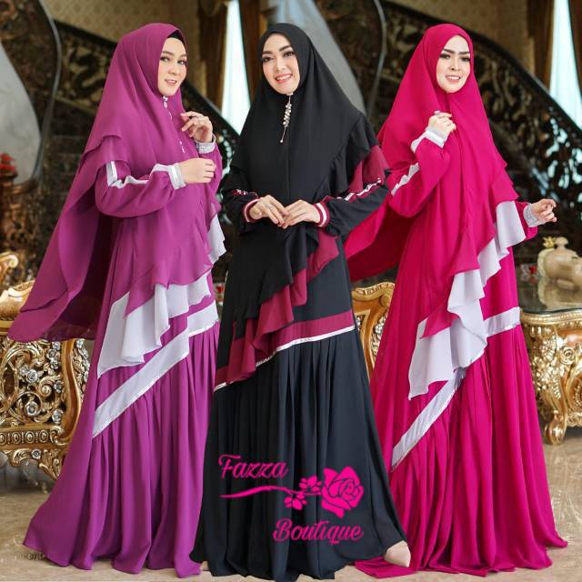 GAMIS SET SYAR'I - CRYSTAL SYAR'I BY FAZZA