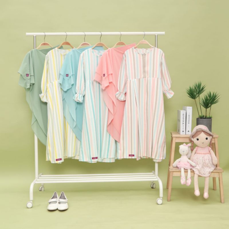 [Aimoo] Gamis Set Anak Arsy A2kids
