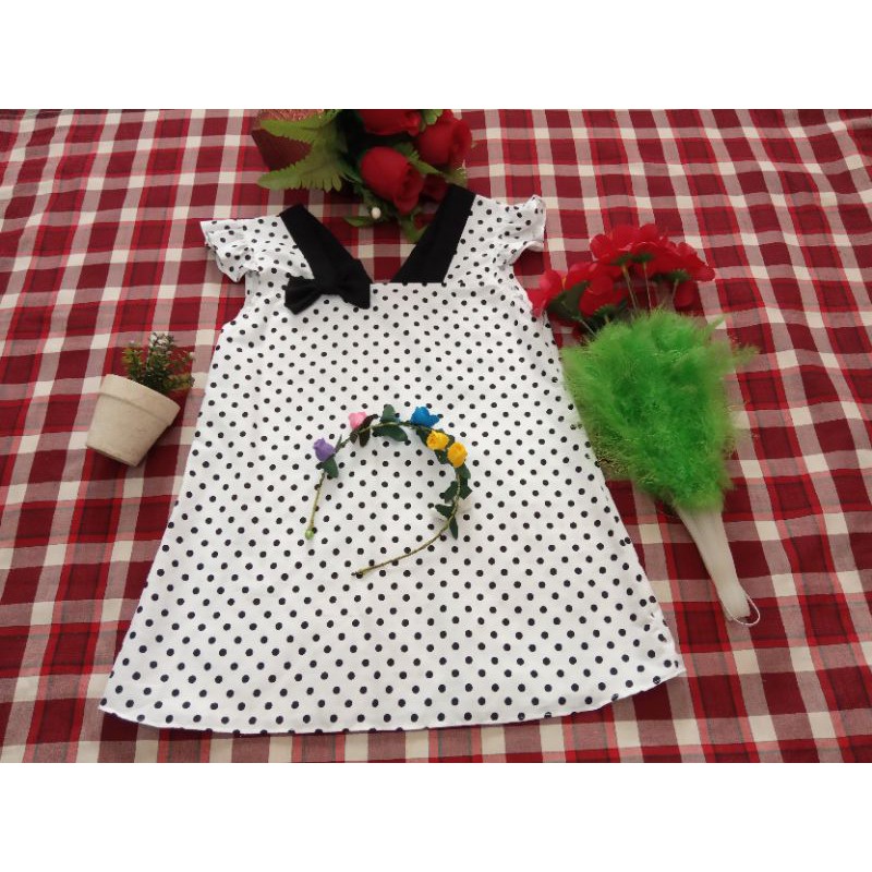 Dress Anak Polkadot Perempuan / Dress Anak Murah